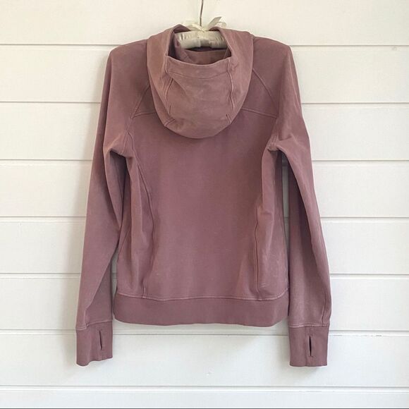 Lululemon Scuba Hoodie Pullover Washed Quicksand Size 4 - Picture 4 of 14